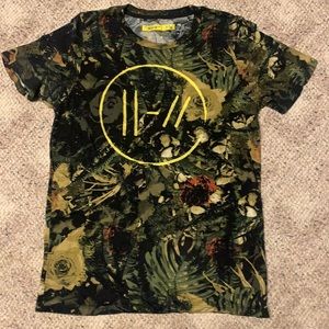 Men’s Twenty One Pilots floral Bandito tour 2018-19 t-shirt size XL